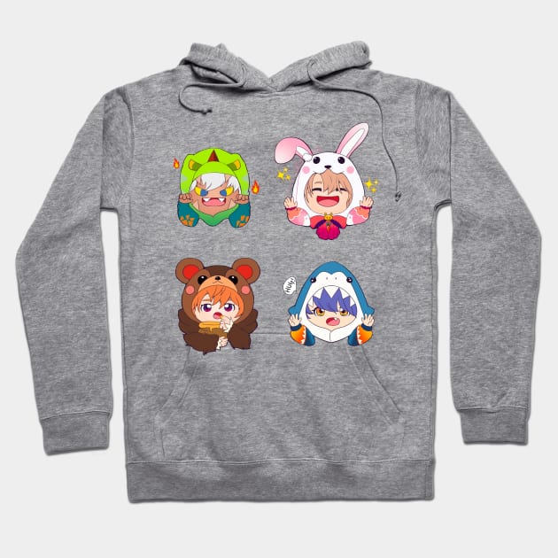 Obey me chibi onesie Mix Hoodie by Petites Choses